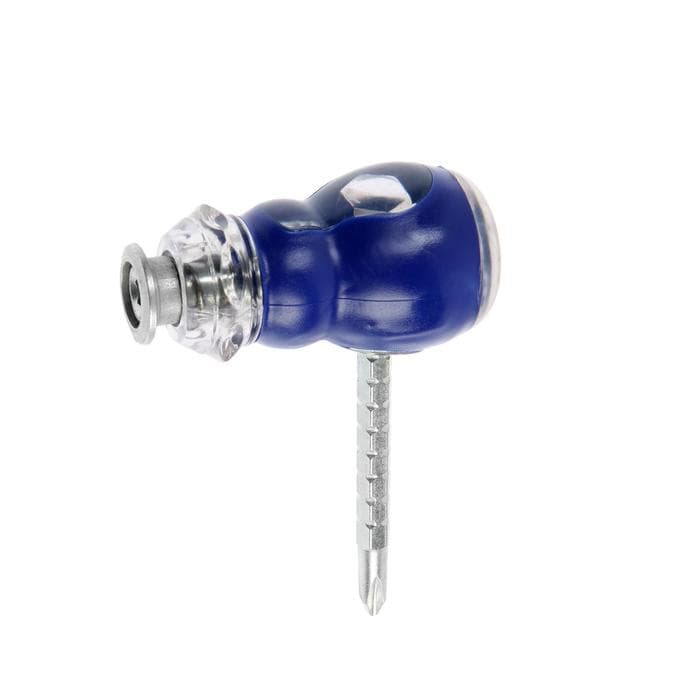 Отвертка комбинированная ТУНДРА, 3 в 1, двухкомпонентная рукоятка, PH2/SL6, 40-60 мм