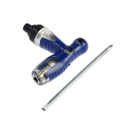 Отвертка комбинированная ТУНДРА, 3 в 1, реверс, 2К рукоятка, PH2/SL6×75-110 мм