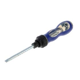 Отвертка комбинированная ТУНДРА, 3 в 1, реверс, 2К рукоятка, PH2/SL6×75-110 мм