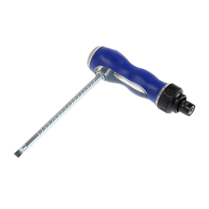 Отвертка комбинированная ТУНДРА, 3 в 1, реверс, 2К рукоятка, PH2/SL6×75-110 мм