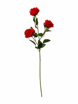 Цветы искусственные «Роза Жанна», 10×61 см, красные