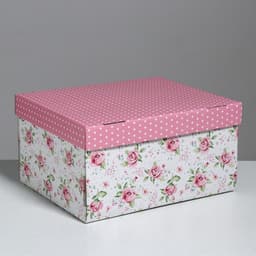 Коробка подарочная складная, упаковка, «Воспоминания о чудесном», 31×25.5×16 см