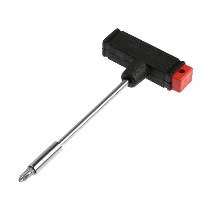 Отвертка с набором бит ЛОМ, Т-образный держатель, 11 предметов