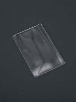 Обложка для проездного, вмещает 2 карты, 50 шт., 250 мкн, прозрачная