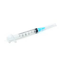 Шприц трехкомпонентный одноразовый стерильный 2 мл, с иглой 23G 0.6×32 мм