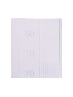 Пленка самоклеящаяся, 50×30 см, прозрачная, 10 листов, 50 мкм