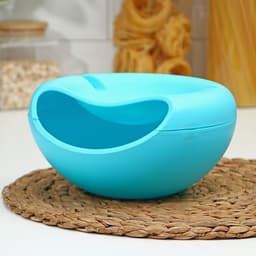 Тарелка с подставкой для телефона для семечек и орехов, 20×11 см, пластик, МИКС