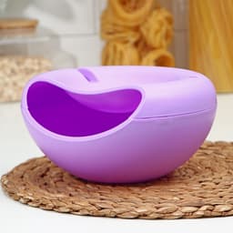 Тарелка с подставкой для телефона для семечек и орехов, 20×11 см, пластик, МИКС