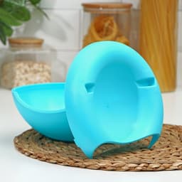 Тарелка с подставкой для телефона для семечек и орехов, 20×11 см, пластик, МИКС