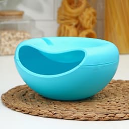 Тарелка с подставкой для телефона для семечек и орехов, 20×11 см, пластик, МИКС