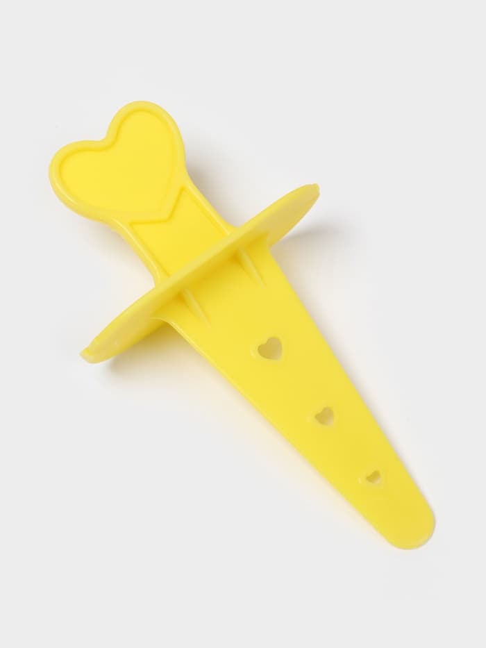 Форма для мороженого Доляна «Симпл», 4 ячейки, пластик, розовая, жёлтая