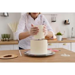 Палочки - дюбели для кондитерских изделий, d=1.8 см, 32 см, 4 шт., пластик, белые