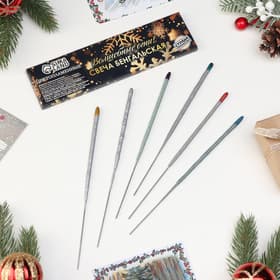 Бенгальские огни разноцветные «Волшебные огни», 6 шт., 16 см, горение 30 сек.