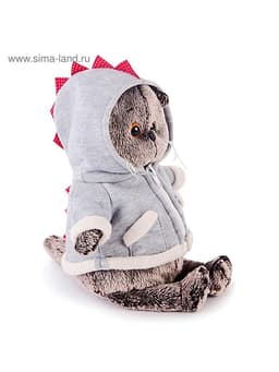 Мягкая игрушка «Кот Басик», в толстовке дракончик, 19 см, МИКС