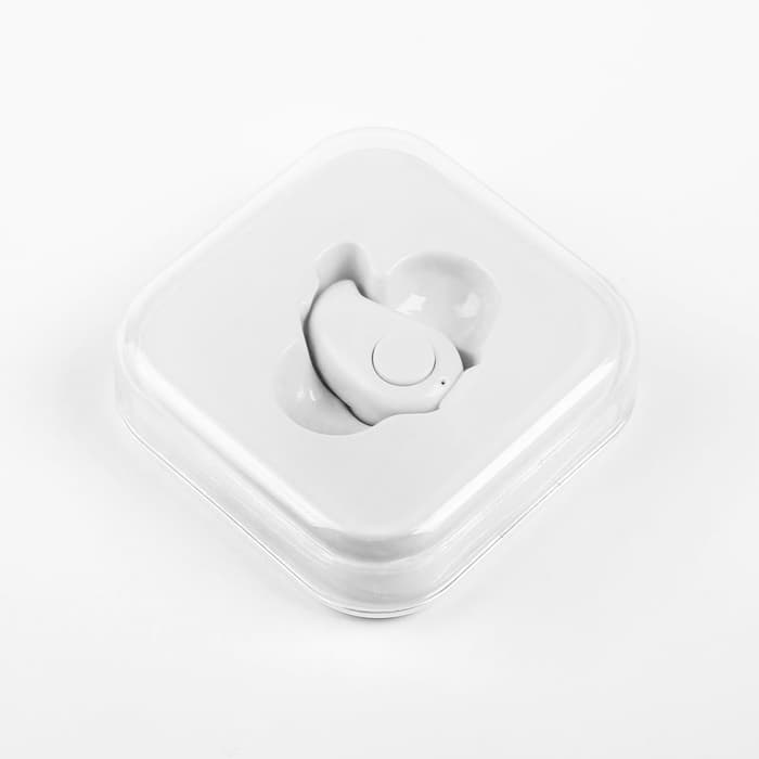 Наушник беспроводной Luazon RX-3, микрофон, АКБ 50 мАч, белые