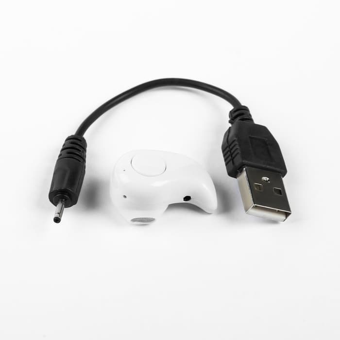 Наушник беспроводной Luazon RX-3, микрофон, АКБ 50 мАч, белые