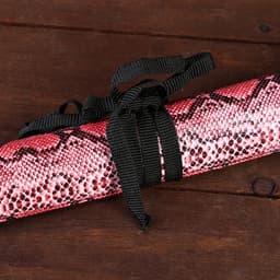 Макет оружия «Сувенирные катаны на подставке 3в1. Цветная змея», подарочный набор, ножны кожзам, 47 см; 70 см; 89 см