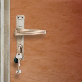 Комплект для обивки дверей 110×205 см: иск.кожа, поролон 3 мм, гвозди, бежевый, «Эконом»