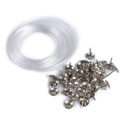 Комплект для обивки дверей 110×205 см: иск.кожа, ватин 5 мм, гвозди, струна, МИКС, «Ватин»