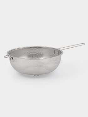 Дуршлаг Доляна «Марко», d=25 см, 43.5×25×9 см, длинная ручка, нержавеющая сталь, хромированный