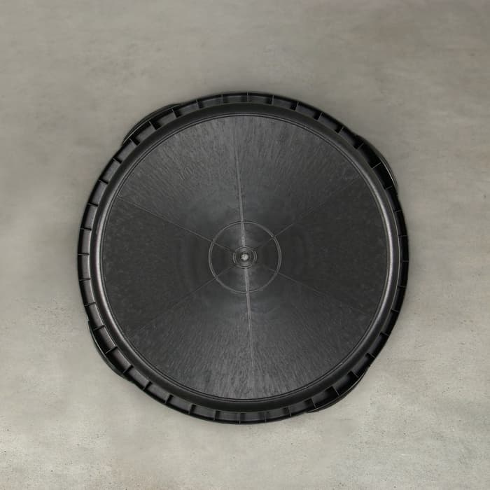 Таз строительный, 60-65 л, круглый, пластик