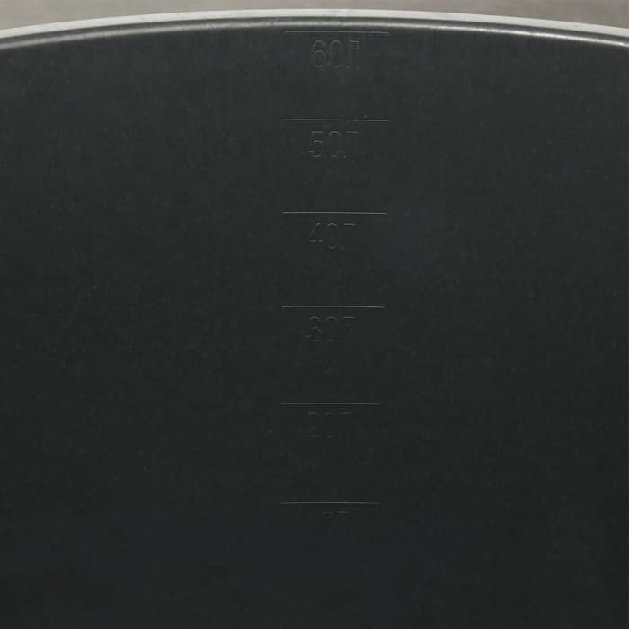 Таз строительный, 60-65 л, круглый, пластик