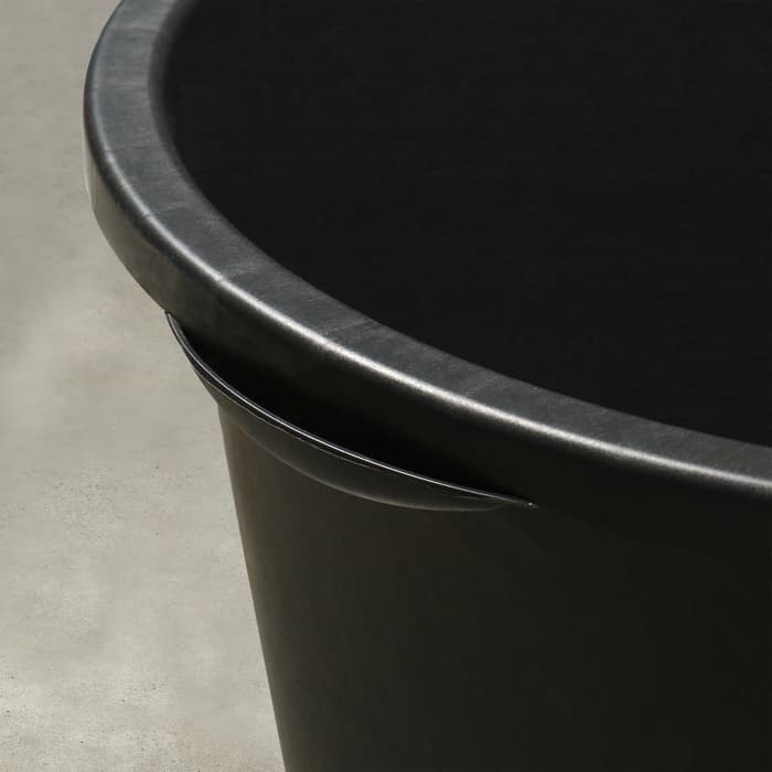 Таз строительный, 60-65 л, круглый, пластик