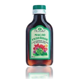 Репейное масло Mirrolla с касторовым маслом и витаминами, 100 мл