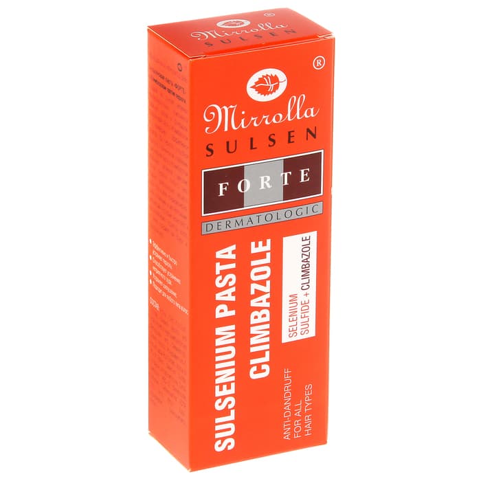 Паста Mirrolla «Сульсен Форте» 2% с климбазолом, 75 мл
