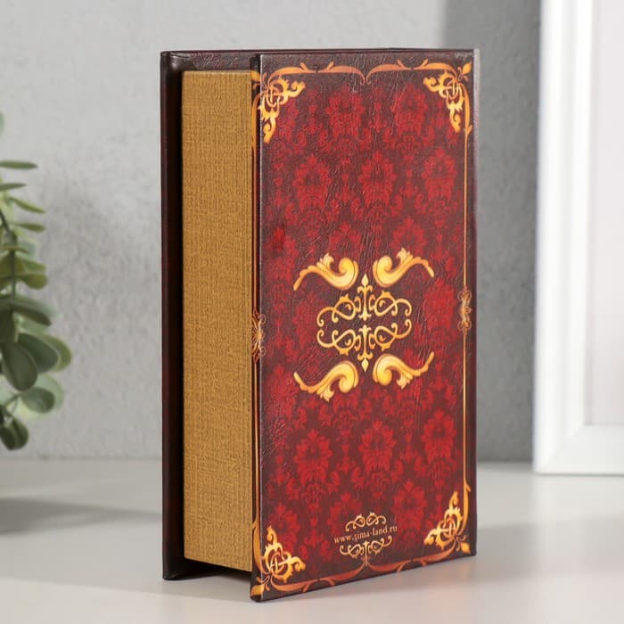 Шкатулка книга - сейф «Личный капитал настоящего мужчины», дерево, искусственная кожа, 17×11×5 см