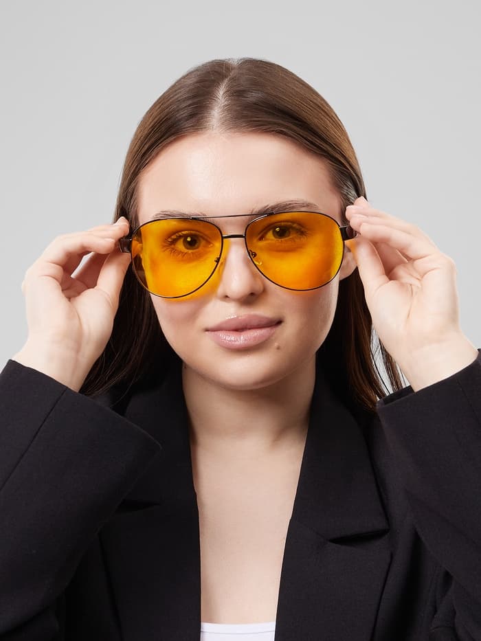 Очки для водителя «Мастер К. Авиаторы», чёрный