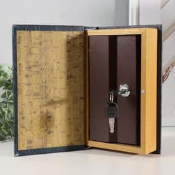 Шкатулка книга-сейф «Мои наполеоновские планы», с замком и ключами, 21×13×5 см