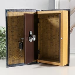 Шкатулка книга-сейф «Мои наполеоновские планы», с замком и ключами, 21×13×5 см