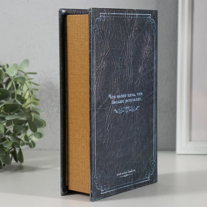 Шкатулка книга-сейф «Мои наполеоновские планы», с замком и ключами, 21×13×5 см