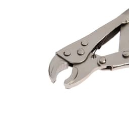 Зажим ручной ТУНДРА, полукруглый захват, с фиксатором, 125 мм