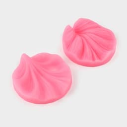 Молд кондитерский «Лист герани», силикон, 2 предмета, 7.5×7 см, МИКС