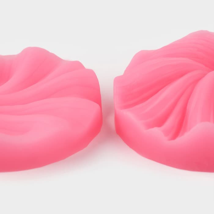 Молд кондитерский «Лист герани», силикон, 2 предмета, 7.5×7 см, МИКС