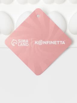 Форма для муссовых десертов и шоколада KONFINETTA «Сердца», силикон, 29.7×17.3×1.5 см, 35 ячеек (2.7×2.5 см), белая