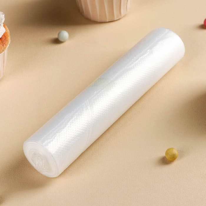 Кондитерские мешки в рулоне одноразовые, 32×24.5 см (размер М), 50 шт.