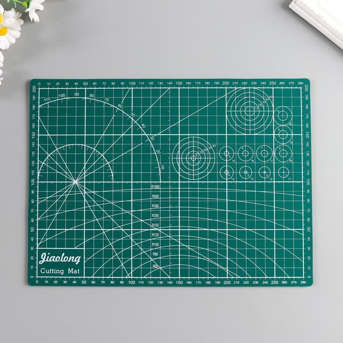 Резиновый мат для творчества, цветной А4, МИКС