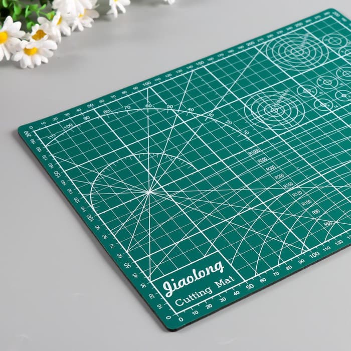 Резиновый мат для творчества, цветной А4, МИКС