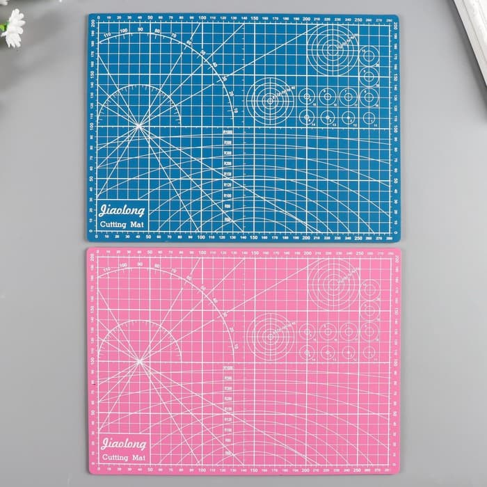 Резиновый мат для творчества, цветной А4, МИКС