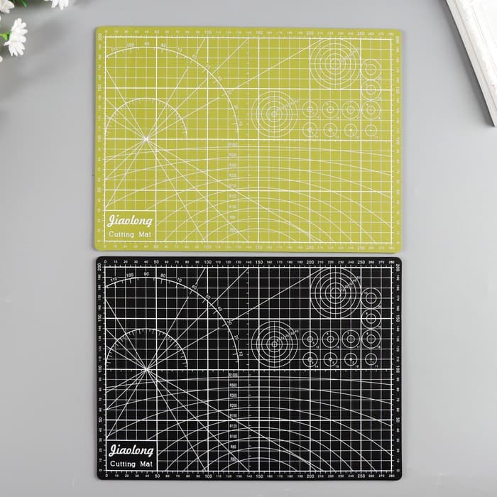 Резиновый мат для творчества, цветной А4, МИКС