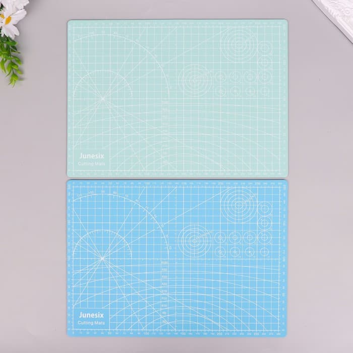 Резиновый мат для творчества, цветной А4, МИКС