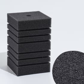 Губка прямоугольная для фильтра турбо № 11, 10×10×16 см, серая