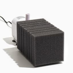 Губка прямоугольная для фильтра турбо № 11, 10×10×16 см, серая