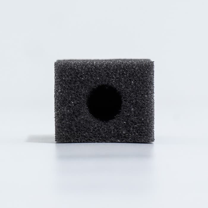 Губка прямоугольная для фильтра, серия F, 3×3.5×7 см, серая