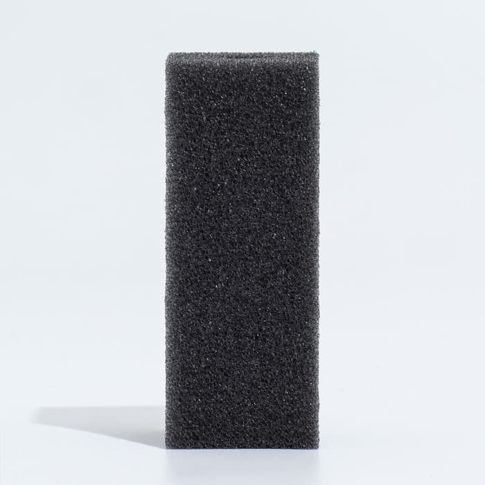 Губка прямоугольная для фильтра, серия F, 3.5×4×10 см, серая