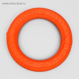 Кольцо «ДогЛайк» d=2611, 8-мигранное, большое, d=30.5 см, оранжевое