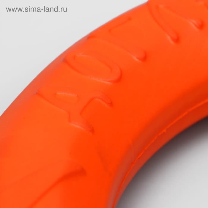 Кольцо «ДогЛайк» d=2611, 8-мигранное, большое, d=30.5 см, оранжевое